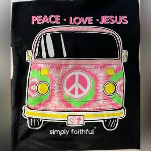 Faithfull the Brand Tee - Black and Pink